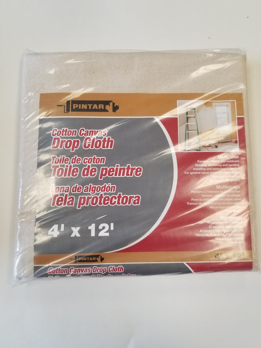 Pintar Cotton Canvas Drop Cloth 4'x12'