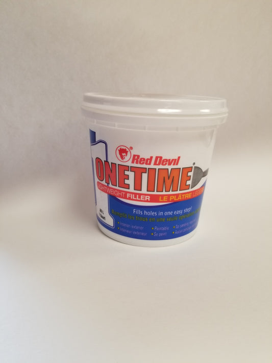 Red Devil One Time Lightweight Filler - 1 Quart