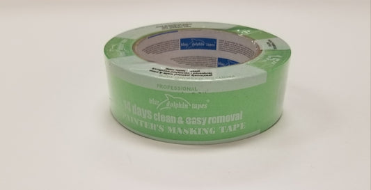 Blue Dolphin 14 Day Clean Removal Painter's Masking Tape 1.5"