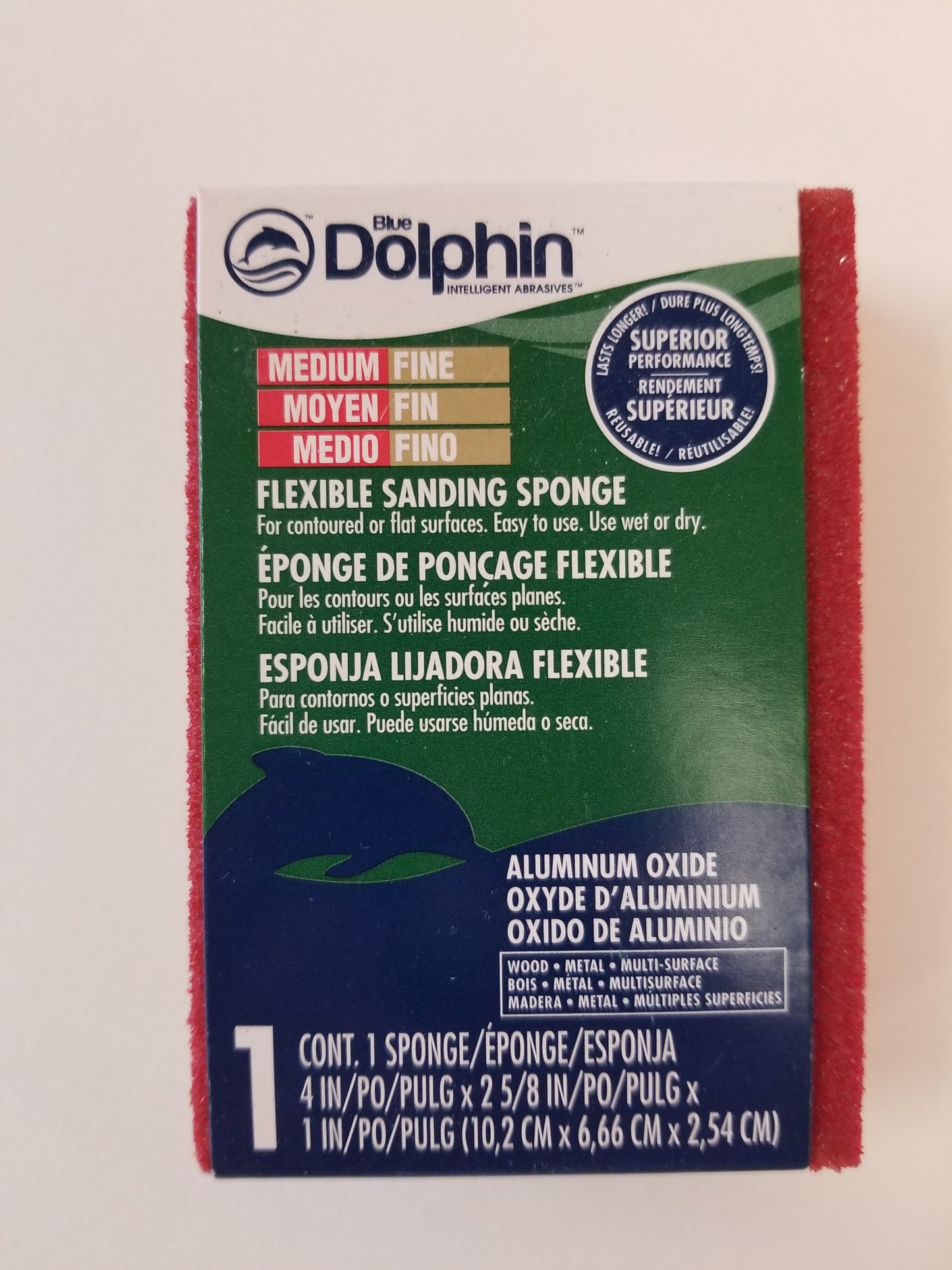 Blue Dolphin Med/fine Sanding Block