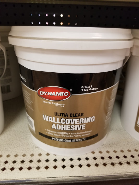 Dynamic 212 Pro Ultra Clear Wallcovering Adhesive Gallon
