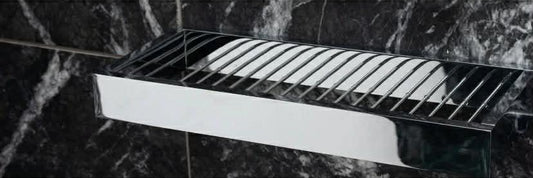 Kartners 12" Berlin Soap Basket - Polished Chrome