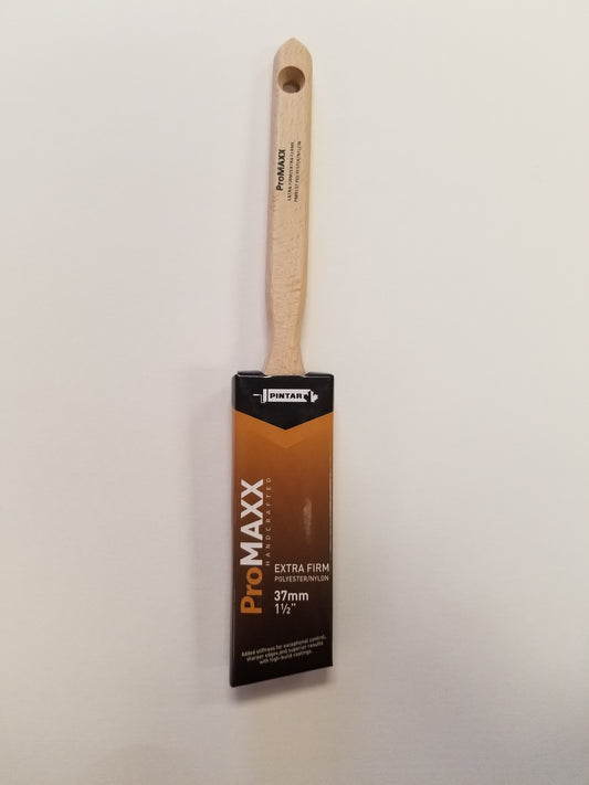 Pintar 1.5" Promaxx Poly/Ny Angle Brush Extra Firm