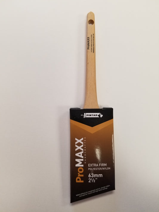 Pintar 2.5" Promaxx Poly/Ny Angled Rat Tail Brush Extra Firm