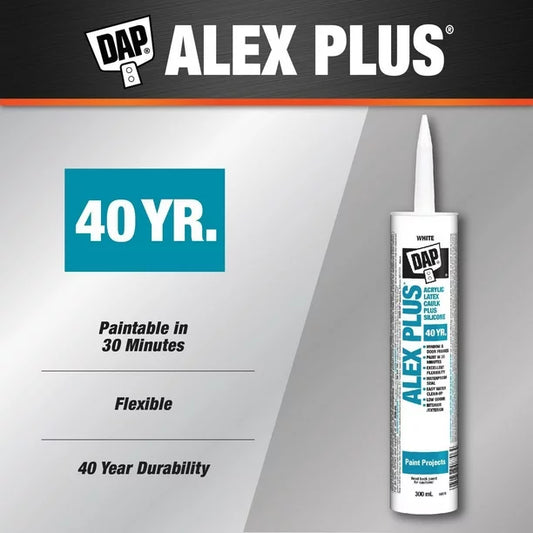 Dap Alex Plus White Caulk 300ml